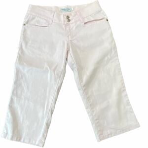 True People New York Pink Studded Capri Jeans Size 1 Juniors